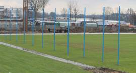 Modernizacja Stadionu Miejskiego w Zambrowie, stan prac na 6.11.2013r.