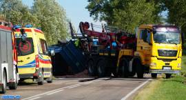 Ciężarówka przygniotła rowerzystę. DK 63 zablokowana. 23.08.2017 r.