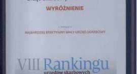 Urząd Skarbowy w Zambrowie wysoko w rankingach!