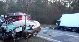 Wypadek na drodze Zambrów - Łomża w dn. 25.04.2013 r.