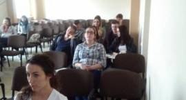 Uczniowie klasy IIB LO z ZS1 na wycieczce w Wyższej Szkole Medycznej w Białymstoku,...