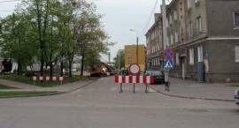 Przebudowa centrum - ul. Sadowa - stan na dn. 10.05.2007 r. /Fot. Katarzyna Walendziak