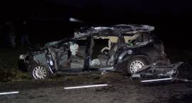 Skutki śmiertelnego wypadkach w okolichacg m. Grochy-Pogorzele w dn. 26.12.2009 r.