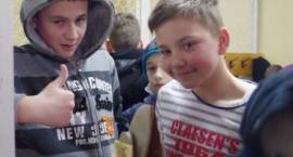 Szóstoklasiści w gościnnych murach MG1