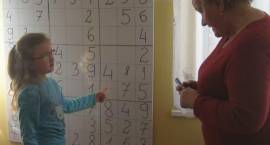 Zajęcia matematyczne w sześciolatkach w MP1 w Zambrowie