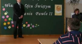 VI Międzyszkolny Konkurs Wiedzy o Ojcu Świętym Janie Pawle II. SP Osowiec. Gm. Zambrów