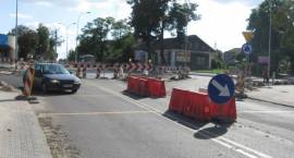Zmiany w organizacji ruch w związu z przebudową ul. Mazowieckiej. Stan na 8.09.2009 r.