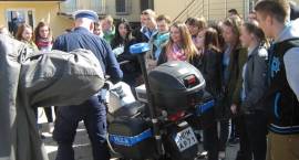 Wizyta uczniów ZSA w Komendzie Powiatowej Policji w Zambrowie