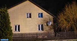 Pożar dachu budynku mieszkalnego w Porytem Jabłoni, 17.03.2017 r.