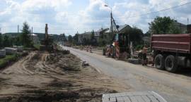 Remont ul. Grabowskiej. Stan prac na 2009 VII 7