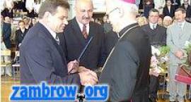 Gratulacja j.e. J.Michalikowi składa Starosta Zambrowski Stanisław Krajewski oraz...