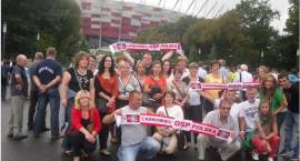 Strażacy z Laskowca na Stadionie Narodowym w Warszawie