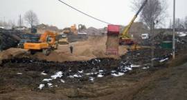 Budowa Obwodnicy Zambrowa. ul. Łomżyńska stan na - 16 III 2010 r.
