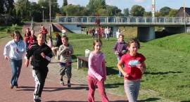 Bieg klas IV-VI uczniów szkół podstawowych /Fot. Daniel Miedzik