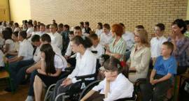 Uroczystość podsumowująca projekt Comenius realizowany przez SP4 w Zambrowie i szkoły z...