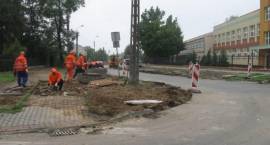 Remont ul. Obrońców Zambrowa stan na 29 VII 2010r.