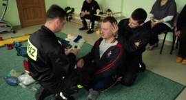 Spotkanie strażaków z podopiecznymi Powiatowego Ośrodka Wsparcia w Zambrowie