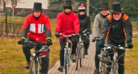 Noworoczny Rajd Rowerowy Zambrów - Wysokie Mazowieckie 1 stycznia 2014 r.
