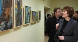 Wernisaż wystawy Włodzimierza Dąbkowskiego w Galerii MOK w dn. 29.03.2010 r.