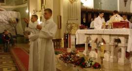 Liturgia Wielkoczwartkowa w kościele pw. Trójcy Przenajświętszej w Zambrowie /Fot....