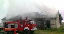 Pożar stodoły w Gosiach Małych