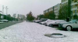 Osiedle przy ul. Papieża Jana Pawła II w środę, 14 października, około godz. 7.30