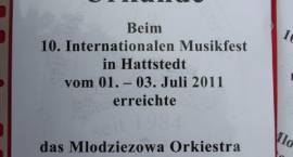 Sukcesy Młodzieżowej Orkiestry Dętej z Zambrowa w Niemczech