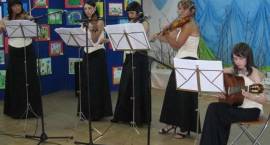 Wernisaż wystawy Co w trawie piszczy i koncert zespołu Camerata /Fot. Katarzyna Walendziak