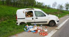 Skutki dachowania Renault Kangoo w dn. 30.04.2011 r.