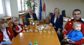 Burmistrz nagrodził młodych zawodników ZKKK