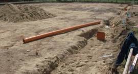 Trwa budowa boisk przy SP3 w Zambrowie w ramach programu Orlik 2012 (2008.07.28-31)...