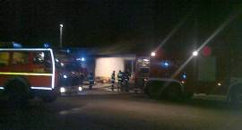 Pożar w budynku handlowo-usługowym przy ul. Magazynowej w Zambrowie w dn. 17.04.2012 r.