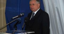 Premier RP Jarosław Kaczyński z wizytą w Zambrowie /Fot. Mateusz Dąbrowski