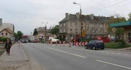 Przebudowa centrum - ul. Sadowa - stan na dn. 10.05.2007 r. /Fot. Katarzyna Walendziak
