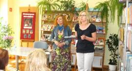 Pisarka Katarzyna Enerlich odwiedziła Miejską Bibliotekę Publiczną w Zambrowie