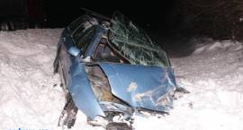 Skutki wypadku w Wiśniewie w dn. 02.12.2010