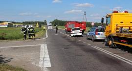 Skutki kolizji na drodze krajowej nr 8, 31.07.2013r.