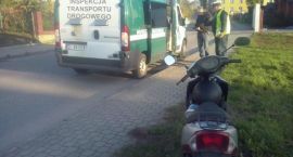 Pijany jechał skuterem ulicą Łomżyńską /fot. WITD w Białymstoku