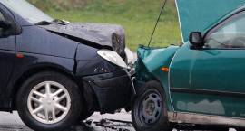 Wypadek na światłach w centrum Zambrowa