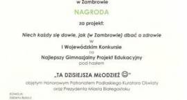 Projekt gimnazjalistów jednym z najlepszych w województwie