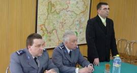 Narada podsumowująca w Komendzie Powiatowej Policji /Fot. st. sierż. Mariusz Dąbrowski