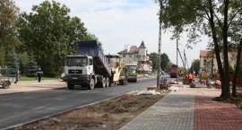 Przebudowa ulicy Obrońców Zambrowa dobiega końca. Stan prac na 17.09.2010r.
