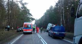 Wypadek na drodze Zambrów - Łomża w dn. 25.04.2013 r.