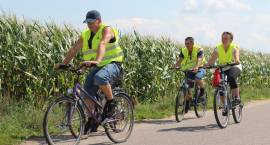 Integracja rodzin strażackich na rowerach
