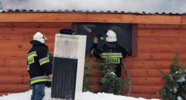 Pożar drewnianego budynku mieszkalnego w Sędziwujach w dn. 15.02.2010 r.
