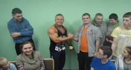 Spotkanie Mateusz Ramatowskiego z wychowankami SOSW