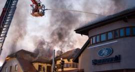 Pożar Hotelu Baranowski w Piątnicy k/Łomży /Fot. 4lomza.pl