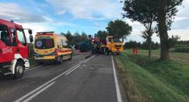 Ciężarówka przygniotła rowerzystę. DK 63 zablokowana. 23.08.2017 r.