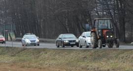 Protest rolników na krajowej ósemce