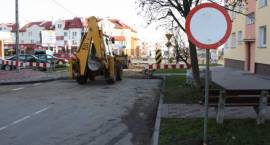 Odcinek ul. Konopnickiej prowadzący do Białostockiej wyłączony jest z ruchu (stan na...